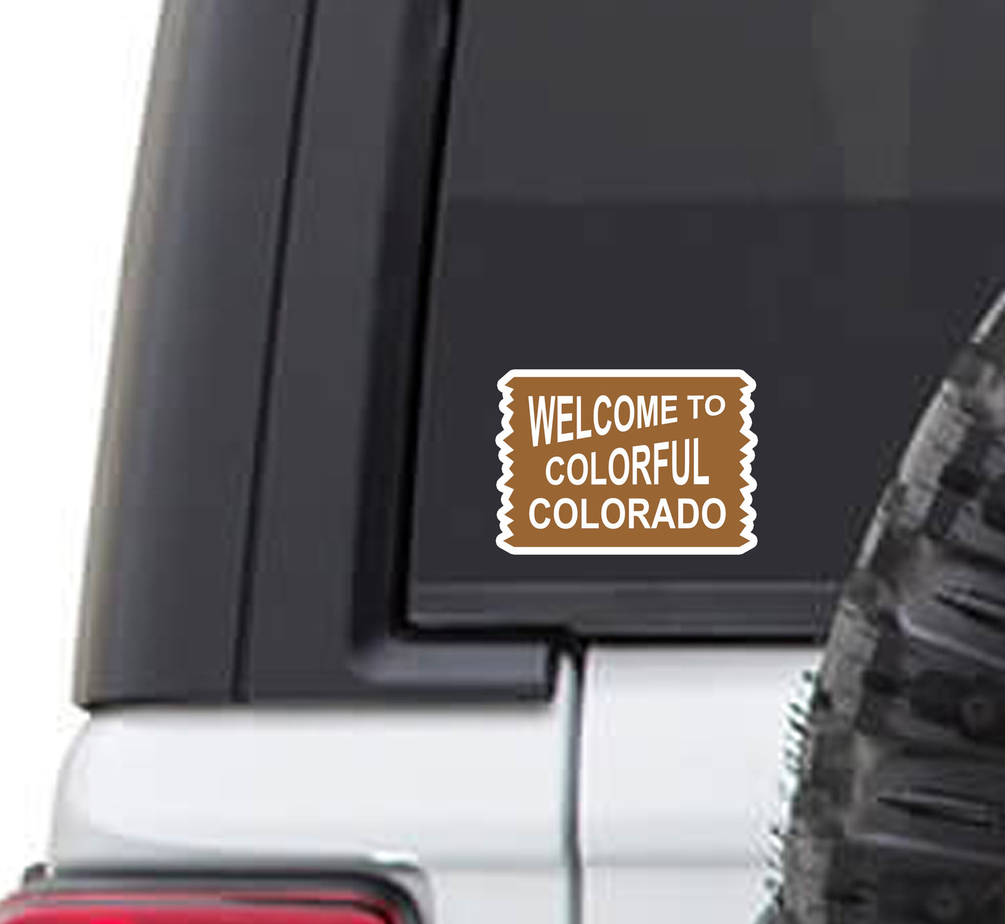 Welcome to Colorful Colorado Sign Vinyl Decal Sticker