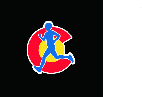 Colorado State Flag Runner Vinyl Sticker Decal
