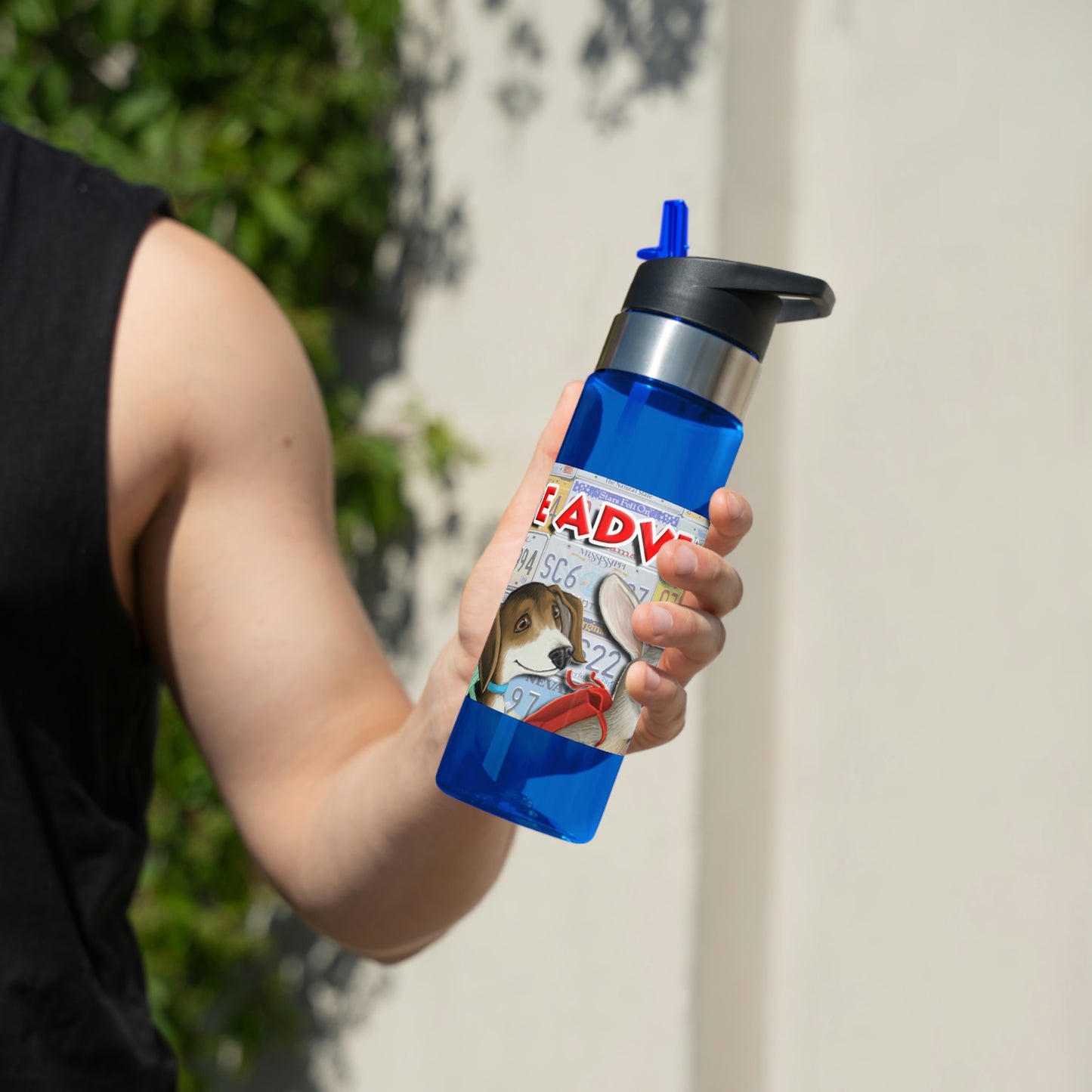 Scamper and Friends 20oz Sport Bottle "The States V2"
