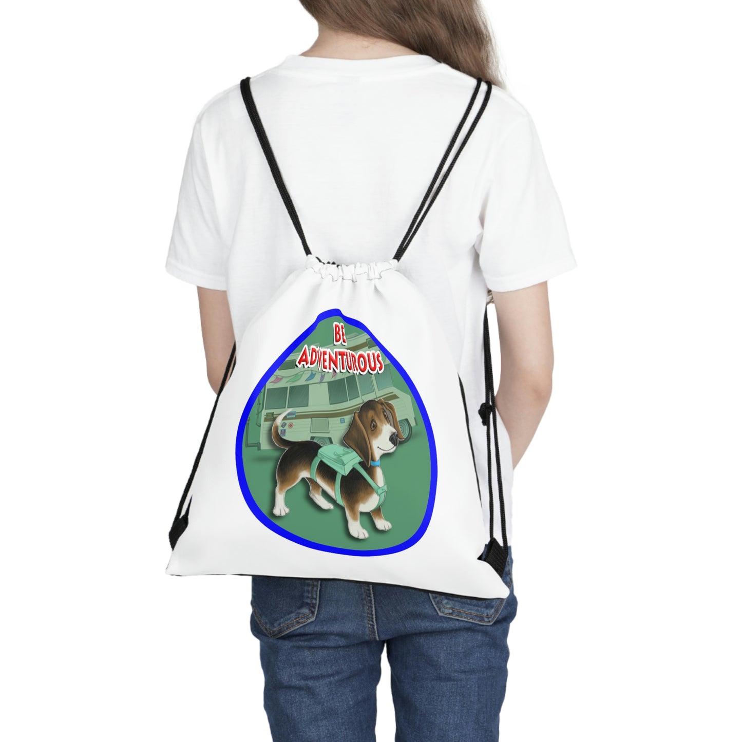 Peanut Outdoor Drawstring Bag