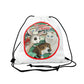 Scamper and Friends Outdoor Drawstring Bag