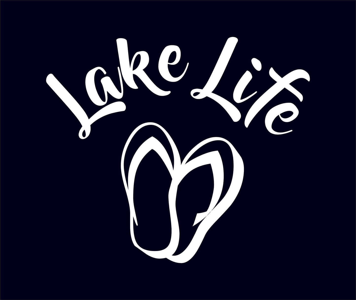 Lake Life Boating Vinyl Sticker Decal