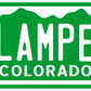 Colorado License Plate Glamper Vinyl Sticker Decal - CO I love colorado camping glamper RV 5th wheel travel trailer stickers