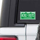 Colorado License Plate Hike 14ers Vinyl Sticker Decal - CO I love colorado camping hiking backpacking hike stickers