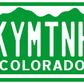 Colorado License Plate Rocky Mountain High Vinyl Sticker Decal - CO I love colorado john denver stickers