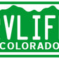 Colorado License Plate RV Life Vinyl Sticker Decal - CO I love colorado camping glamper RV 5th wheel travel trailer stickers