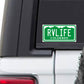 Colorado License Plate RV Life Vinyl Sticker Decal - CO I love colorado camping glamper RV 5th wheel travel trailer stickers