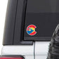 Colorado State Flag Elk Vinyl Sticker Decal