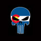Colorado State Flag THE PUNISHER Sticker Decal