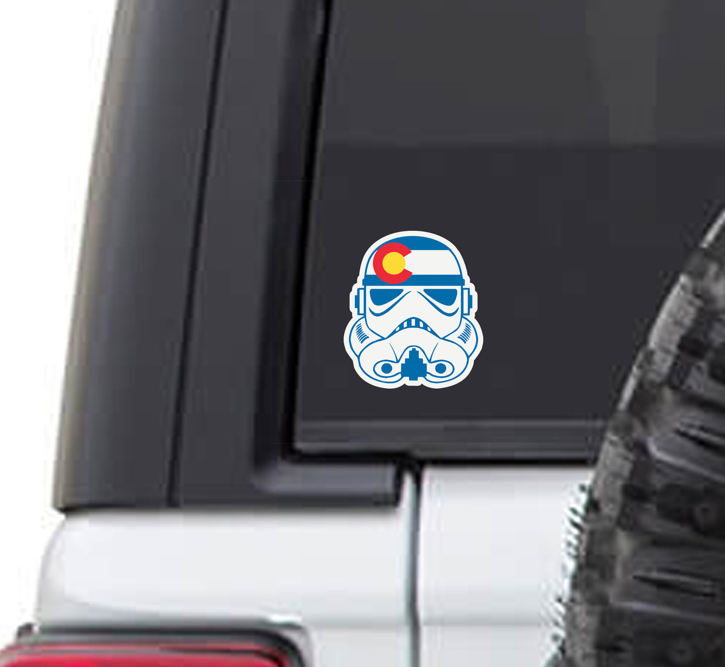 Colorado State Flag Star Wars Stormtrooper Vinyl Sticker Decal