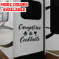 Campfires & Cocktails RV Door or Slide Vinyl Sticker Decal Graphic