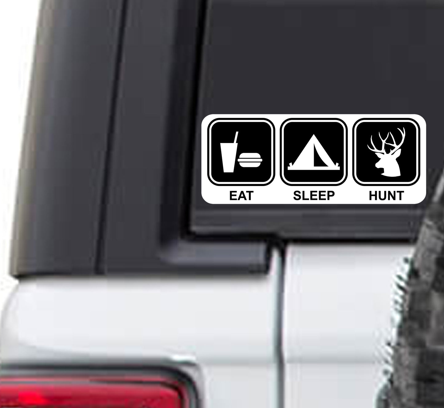Eat Sleep Hunt Vinyl Sticker Decal | Deer Hunting