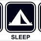 Eat Sleep Hunt Vinyl Sticker Decal | Deer Hunting