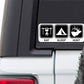 Eat Sleep Hunt Vinyl Sticker Decal | Elk Hunting
