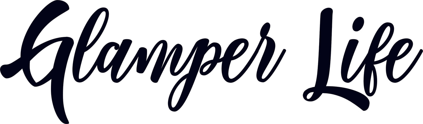 Glamper Life Vinyl Sticker Decal | glamperlife #rvlife rving camping