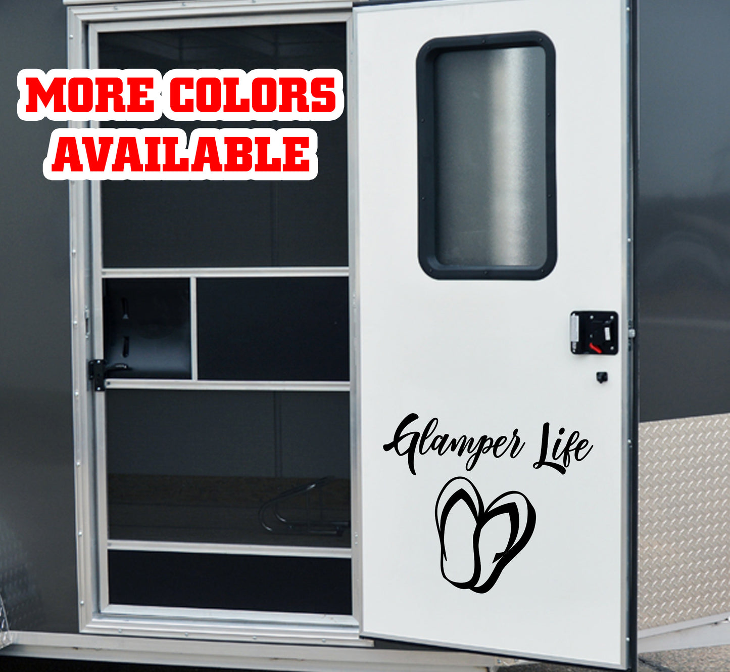Glamper Life RV Door or Slide Vinyl Sticker Decal Graphic | #glamperlife