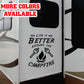 Life is Better around the campfire Vinyl Sticker Decal Graphic | RV Slide Decal RV Door Decal Travel Trailer Camper
