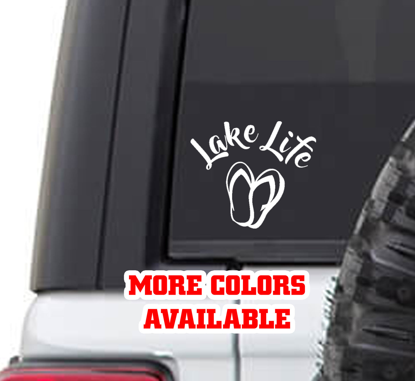 Lake Life Boating Vinyl Sticker Decal