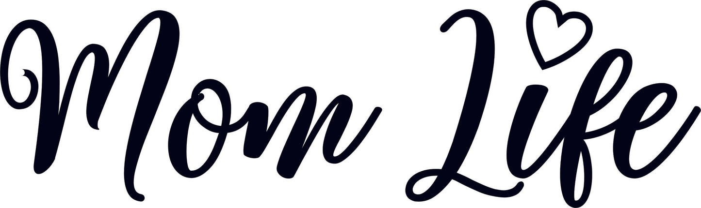 Mom Life Vinyl Sticker Decal - #momlife imomsohard