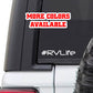 #rvlife RV Life Vinyl Sticker Decal | rving camping rv lifestyle