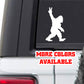 Bigfoot Yeti Vinyl Sticker Decal - bigfoot big foot sasquatch peace big foot