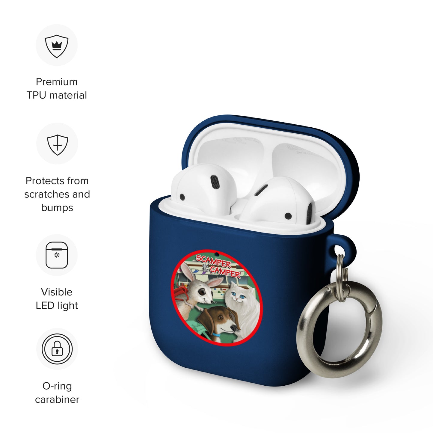 Scamper and the Camper RV AirPods case