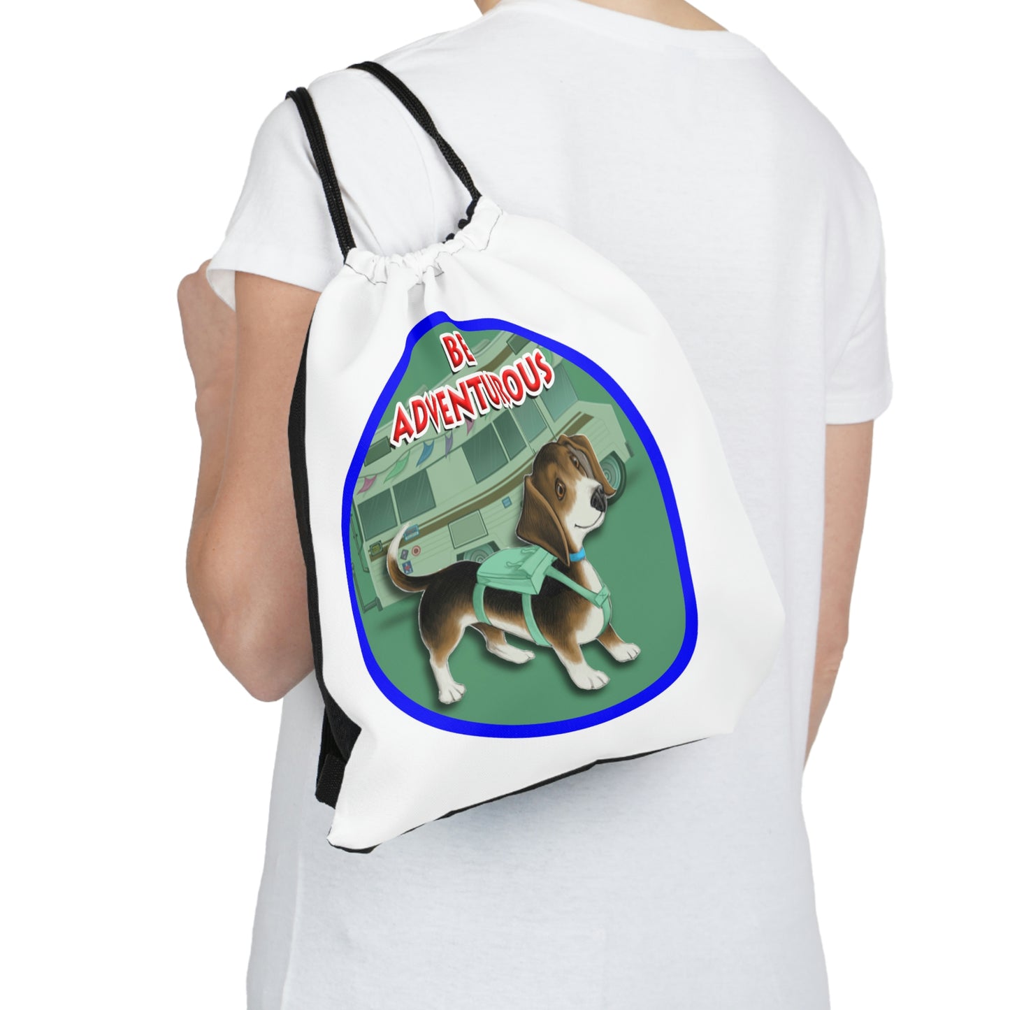 Peanut Outdoor Drawstring Bag