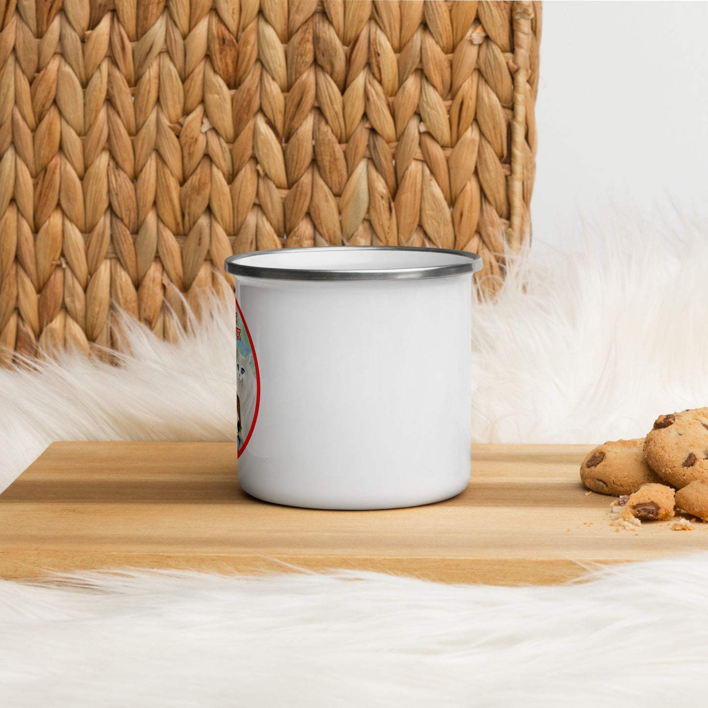 Scamper and the Camper Map Enamel Mug