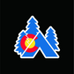 Colorado State Flag Tent Vinyl Sticker Decal