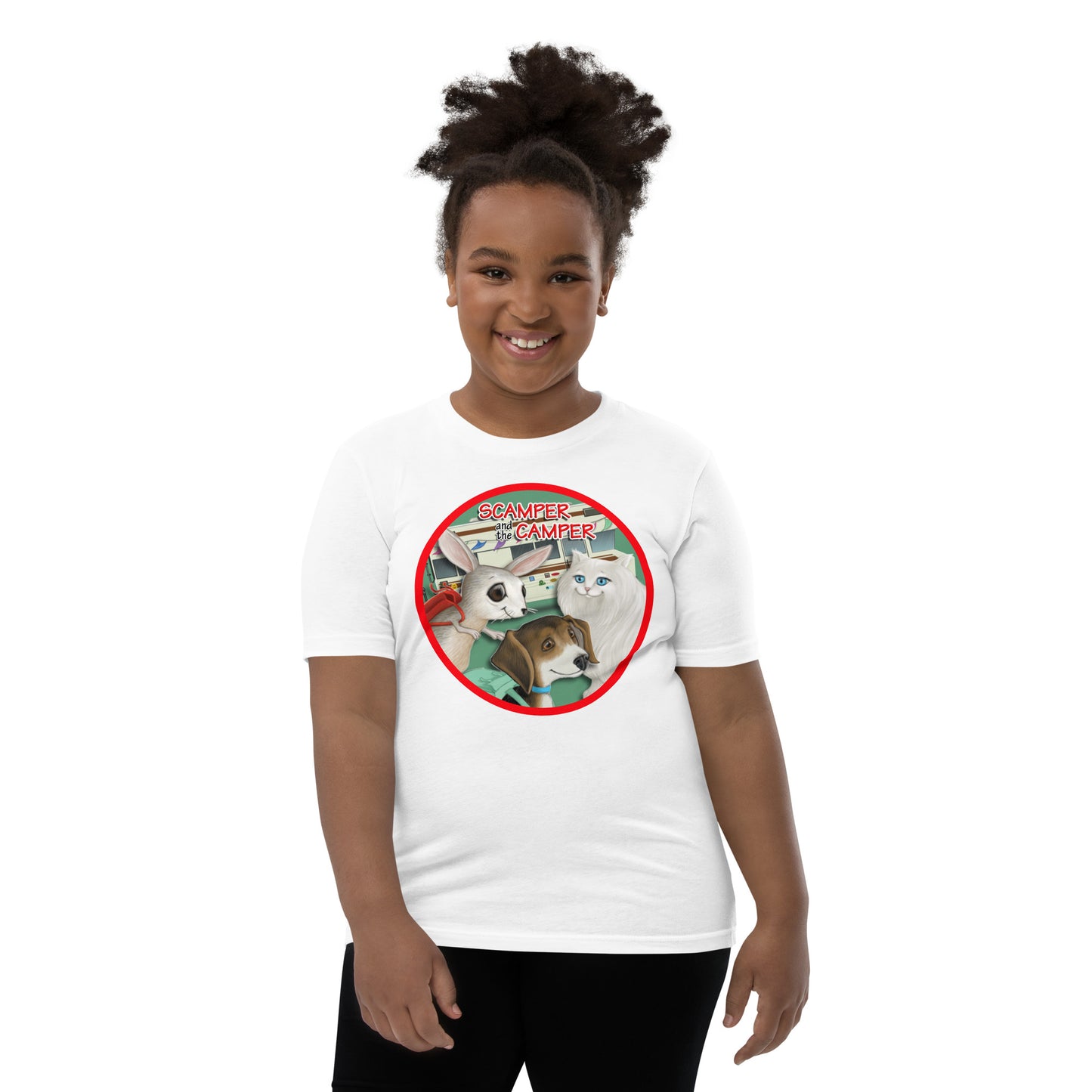 Scamper and the Camper Youth RV Tee